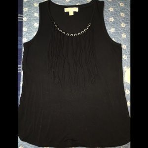Michael Kors Black Sleeveless Top